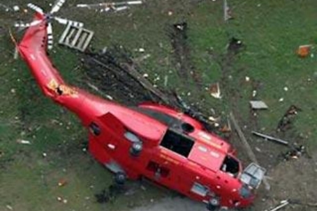 Во Франции потерпел крушение гражданский вертолет