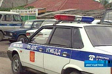 Взорвана машина начальника криминальной милиции города в Ингушетии