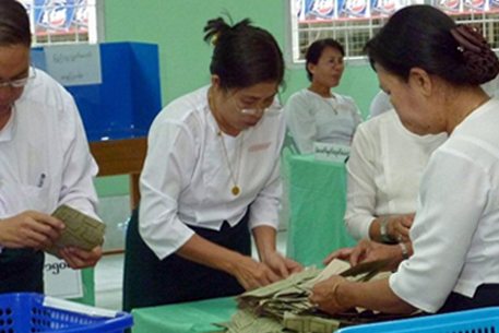 В Мьянме прошли парламентские выборы
