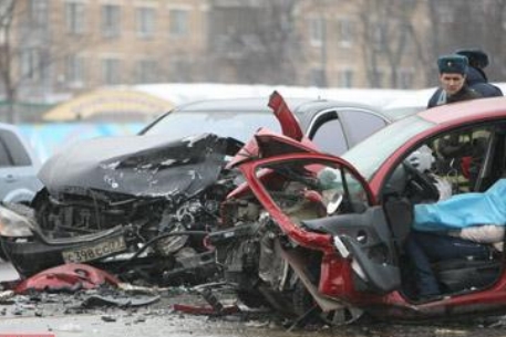 Камеры ГИБДД записали аварию с участием вице-президента "Лукойла"
