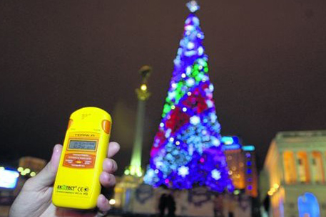 У главной новогодней елки в Киеве нашли радиацию