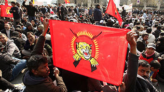 В Лондоне сторонники "тамильских тигров" вышли на улицы