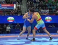 Видео сенсационной победы казахстанского борца над двукратным олимпийским чемпионом из России